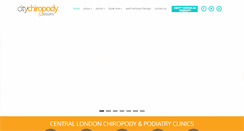Desktop Screenshot of citychiropody.co.uk